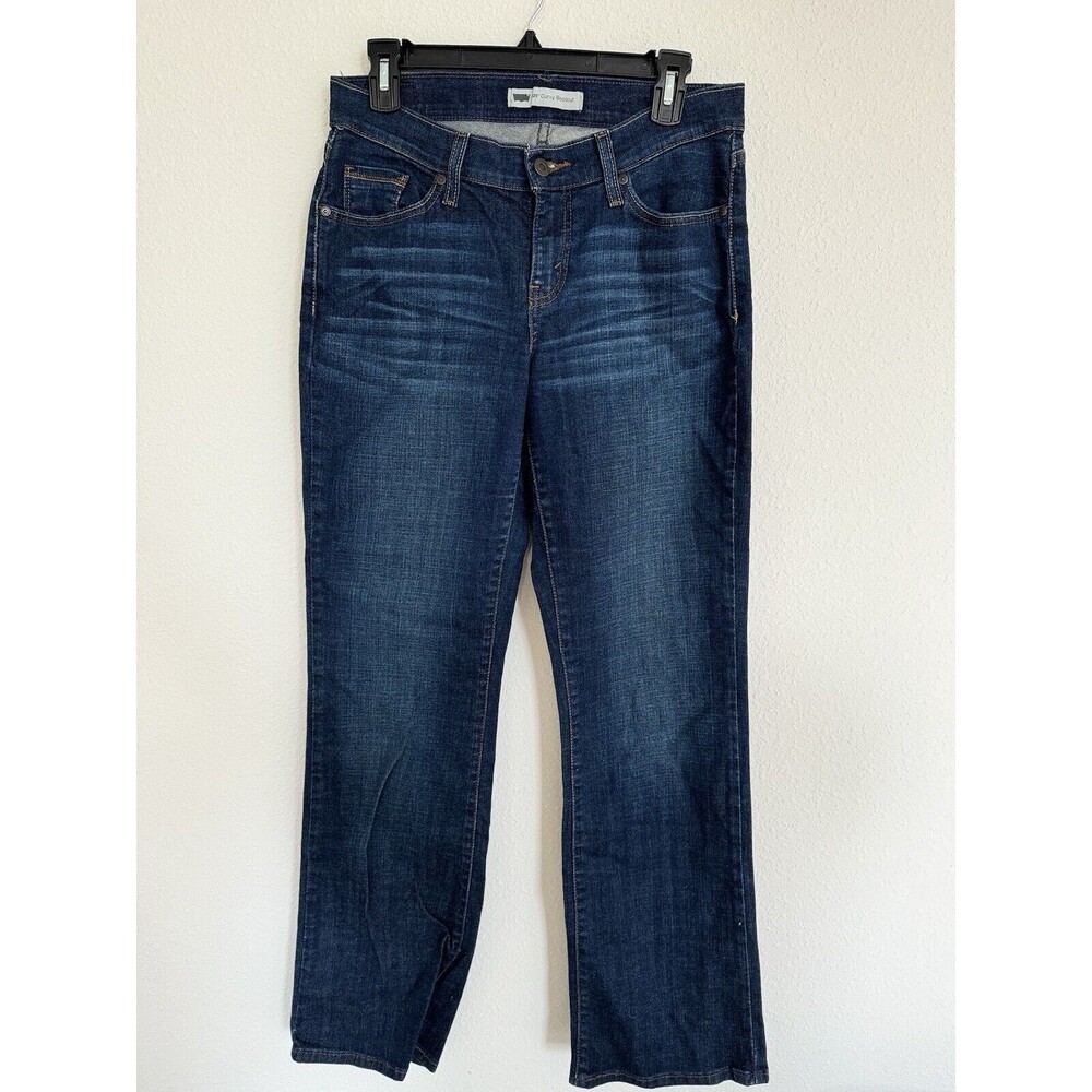 Levis 529 Jeans Boot Cut Curvy Dark Wash Low Rise Denim  Womens SIZE 8M 29x32